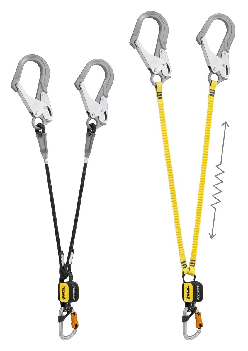Double Lanyard With Absorber