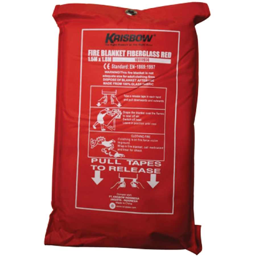 FIRE BLANKET FIBERGLASS 150X180 CM
